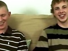 Two cute twinks stripping and giggling on camera