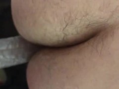 'Wife fucks my sissy ass 1st pegging video '