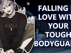 Falling In Love With Your Tough Bodyguard!(M4F)(ASMR)(Yelling)(Confessions)(Hair stroking)(PART 1