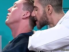 Enormous Cocked Gay Athlete Visits The Doc
