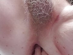 Mature ass fingering, gaping,tiny dick masturbate
