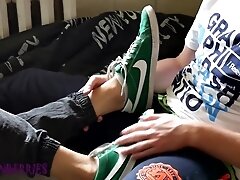 Teen Skateboarder Gives Me His Feet