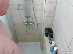Cock piss in shower