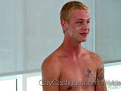 GayCastings Naive new-cummer plowed by casting agent