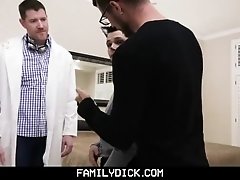 FamilyDick-Young Trick or Treater Gets Fucked by Daddy and His Buddy