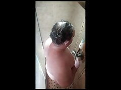 FatAssSmallDick takes a shower