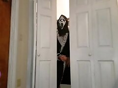 'Step Son Spies On Aunt For Halloween Prank'