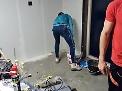 'finally fucked my co worker bareback during construction work'