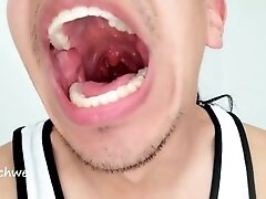 Big mouth uvula fetish