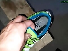 Cumshot dirty Salomon shoes (double cumshot)