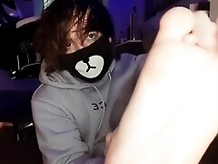 Twink Femboy Plays With His Feet (paid Request)