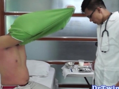 Twink asian patient gets anally fingered
