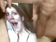 Tribute for pornexpert1 - big explosion of nut-juice in her mouth