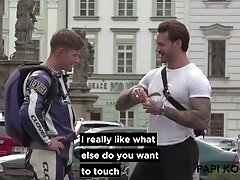 Picked up by a stranger and offered money to feel my muscles turned into a new experience in Prague